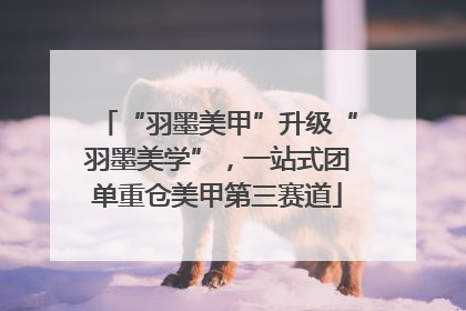 “羽墨美甲”升级“羽墨美学”，一站式团单重仓美甲第三赛道