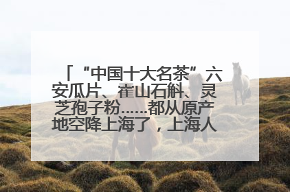 “中国十大名茶”六安瓜片、霍山石斛、灵芝孢子粉……都从原产地空降上海了，上海人这个周末得去农展中心逛逛咯～