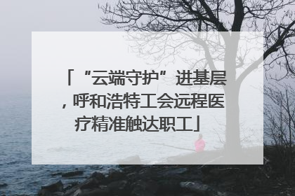 “云端守护”进基层，呼和浩特工会远程医疗精准触达职工