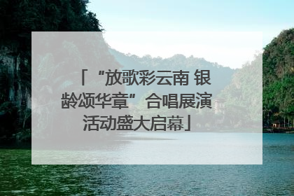 “放歌彩云南 银龄颂华章”合唱展演活动盛大启幕