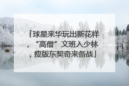 球星来华玩出新花样，“高僧”文班入少林，瘦版东契奇来备战