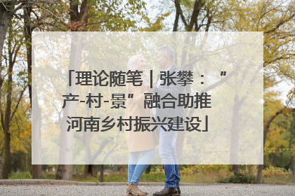 理论随笔｜张攀：“产-村-景”融合助推河南乡村振兴建设