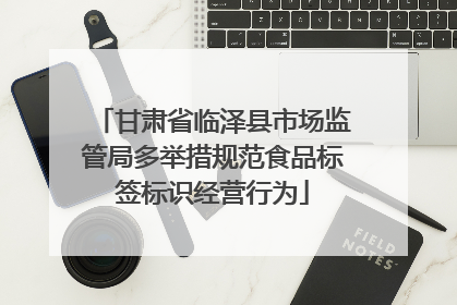 甘肃省临泽县市场监管局多举措规范食品标签标识经营行为