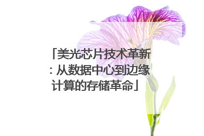 美光芯片技术革新：从数据中心到边缘计算的存储革命