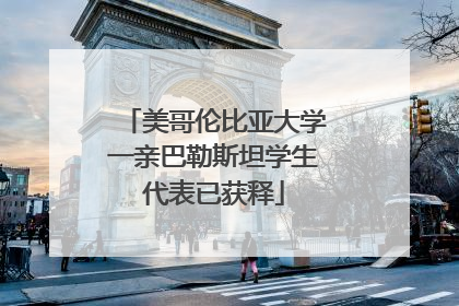 美哥伦比亚大学一亲巴勒斯坦学生代表已获释