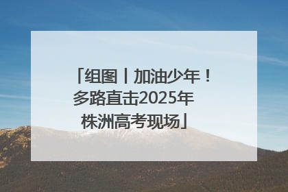 组图丨加油少年！多路直击2025年株洲高考现场