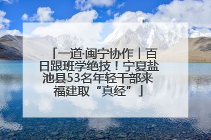 一道·闽宁协作丨百日跟班学绝技！宁夏盐池县53名年轻干部来福建取“真经”