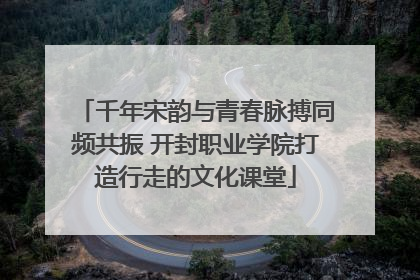 千年宋韵与青春脉搏同频共振 开封职业学院打造行走的文化课堂