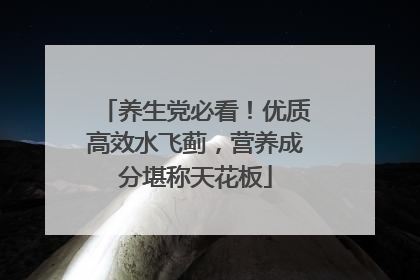 养生党必看！优质高效水飞蓟，营养成分堪称天花板