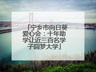 宁乡市向日葵爱心会：十年助学让近三百名学子圆梦大学