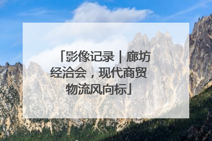 影像记录｜廊坊经洽会，现代商贸物流风向标