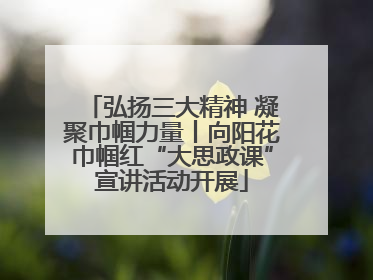 弘扬三大精神 凝聚巾帼力量丨向阳花巾帼红“大思政课”宣讲活动开展