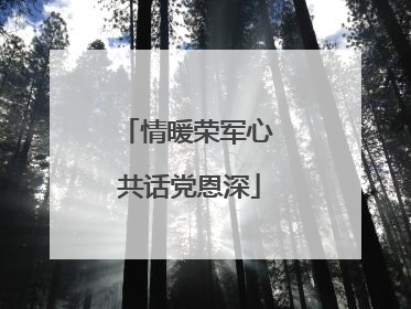 情暖荣军心 共话党恩深