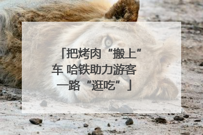把烤肉“搬上”车 哈铁助力游客一路“逛吃”