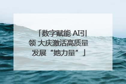 数字赋能 AI引领 大庆激活高质量发展“她力量”