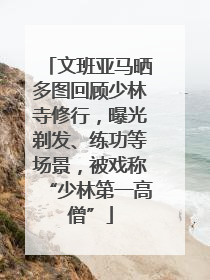 文班亚马晒多图回顾少林寺修行，曝光剃发、练功等场景，被戏称“少林第一高僧”