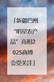 新疆巴州“明星农产品”亮相2025商博会受关注