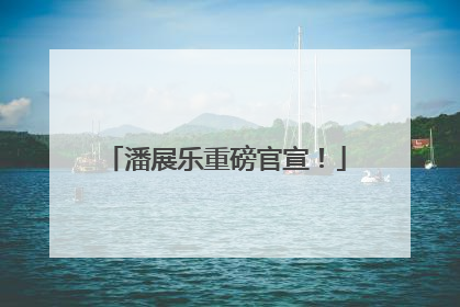 潘展乐重磅官宣！