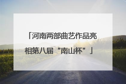 河南两部曲艺作品亮相第八届“南山杯”
