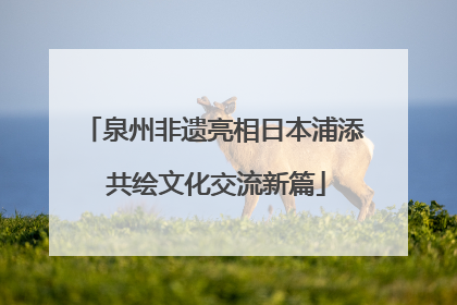 泉州非遗亮相日本浦添 共绘文化交流新篇