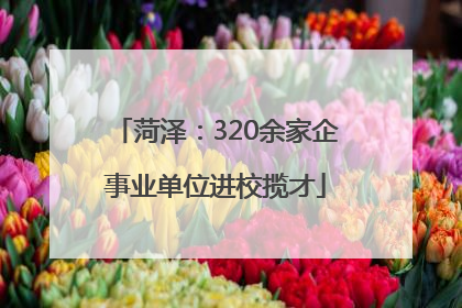 菏泽：320余家企事业单位进校揽才