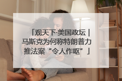 观天下·美国政坛｜马斯克为何称特朗普力推法案“令人作呕”