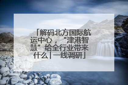 解码北方国际航运中心，“津港智慧”给全行业带来什么│一线调研