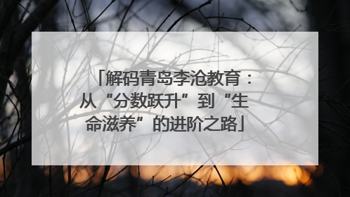 解码青岛李沧教育：从“分数跃升”到“生命滋养”的进阶之路