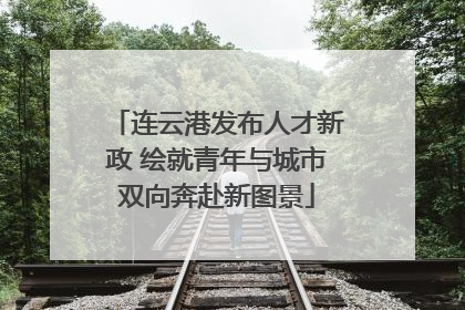 连云港发布人才新政 绘就青年与城市双向奔赴新图景