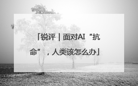 锐评｜面对AI“抗命”，人类该怎么办