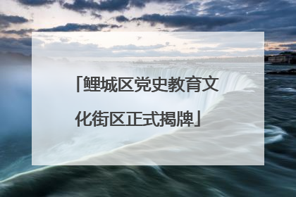 鲤城区党史教育文化街区正式揭牌