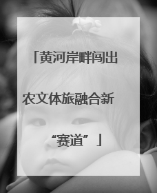 黄河岸畔闯出农文体旅融合新“赛道”