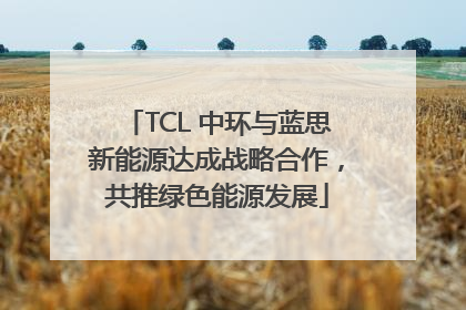 TCL 中环与蓝思新能源达成战略合作，共推绿色能源发展